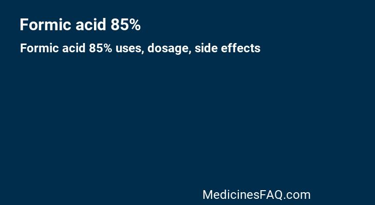 Formic acid 85%