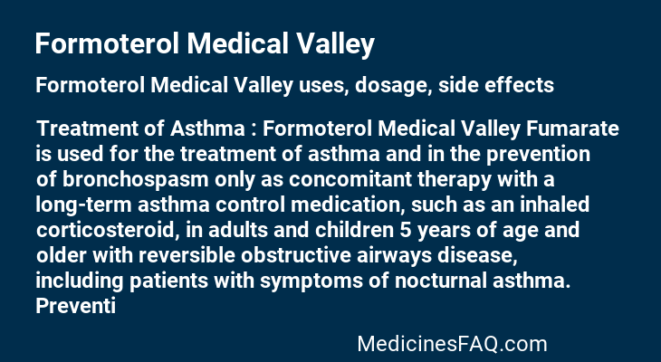 Formoterol Medical Valley