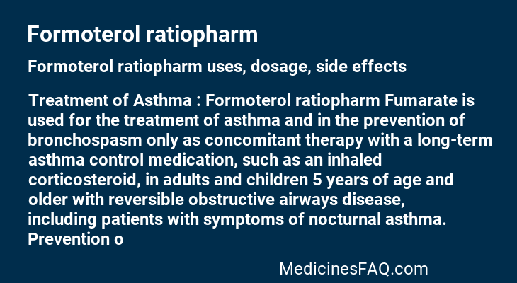 Formoterol ratiopharm