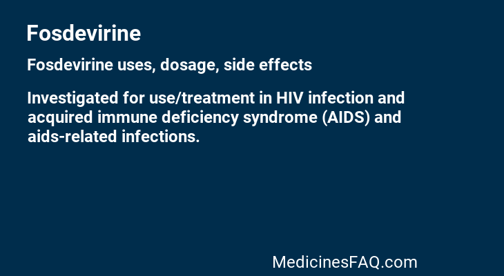 Fosdevirine