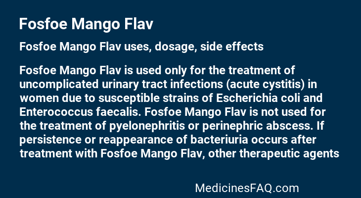 Fosfoe Mango Flav
