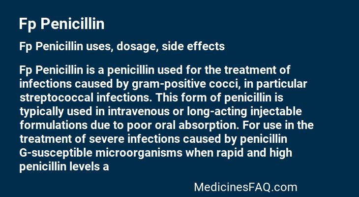 Fp Penicillin