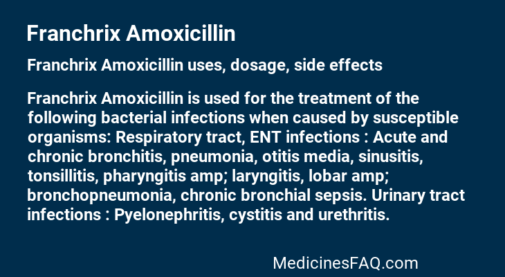Franchrix Amoxicillin