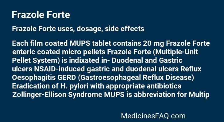 Frazole Forte