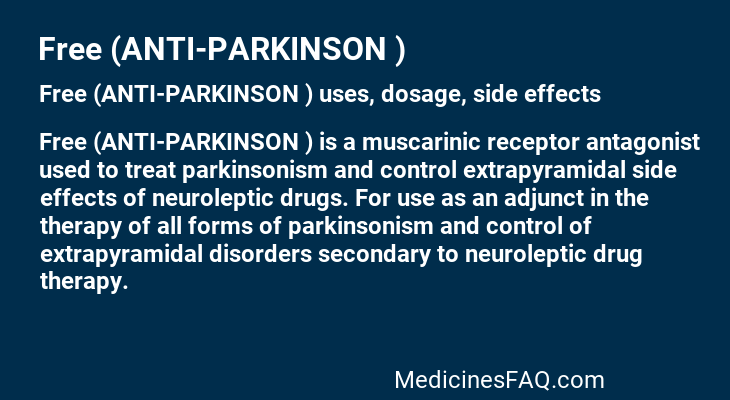 Free (ANTI-PARKINSON )