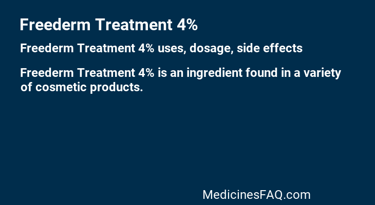 Freederm Treatment 4%