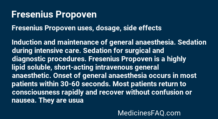 Fresenius Propoven