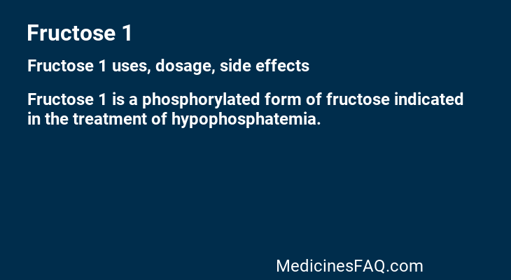 Fructose 1
