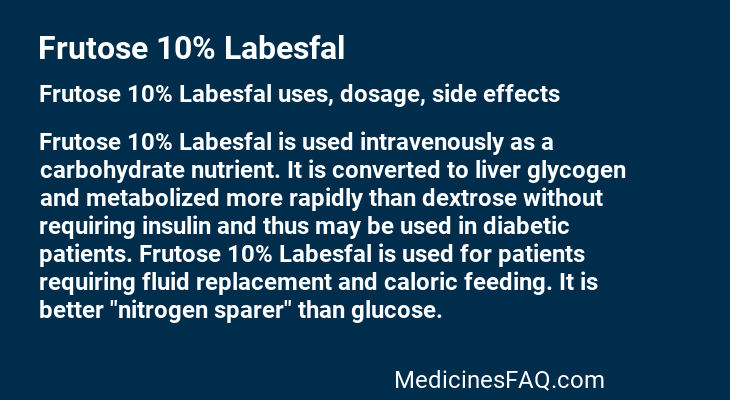 Frutose 10% Labesfal