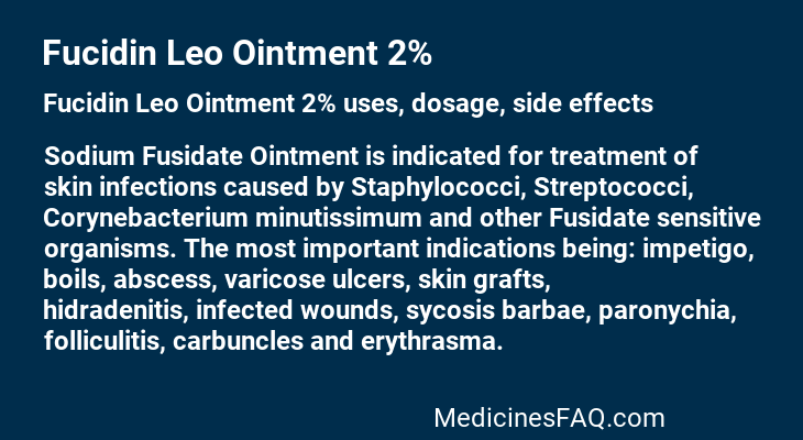 Fucidin Leo Ointment 2%