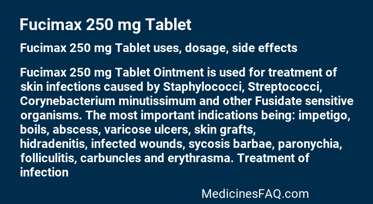 Fucimax 250 mg Tablet