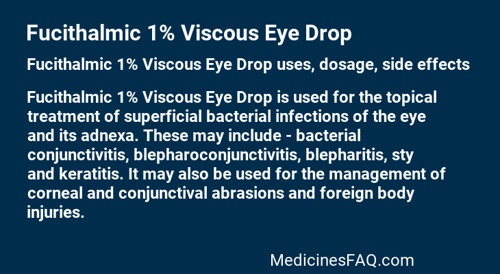 Fucithalmic 1% Viscous Eye Drop