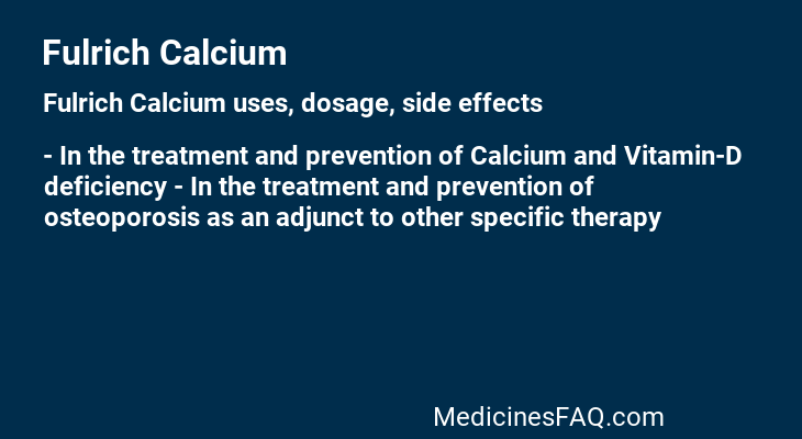 Fulrich Calcium