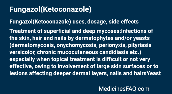 Fungazol(Ketoconazole)