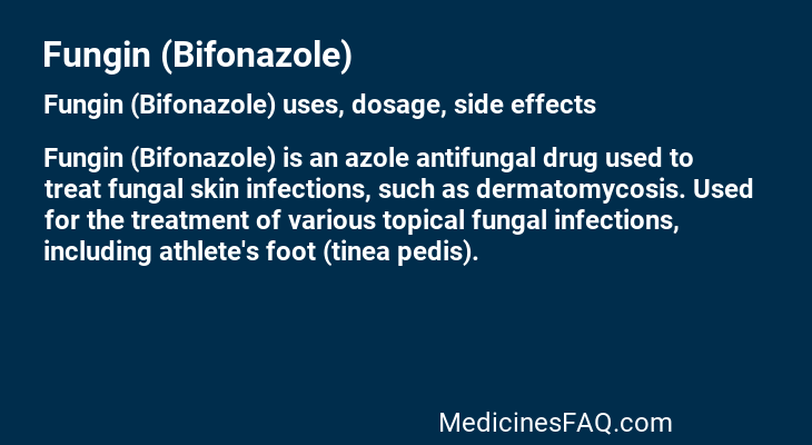 Fungin (Bifonazole)