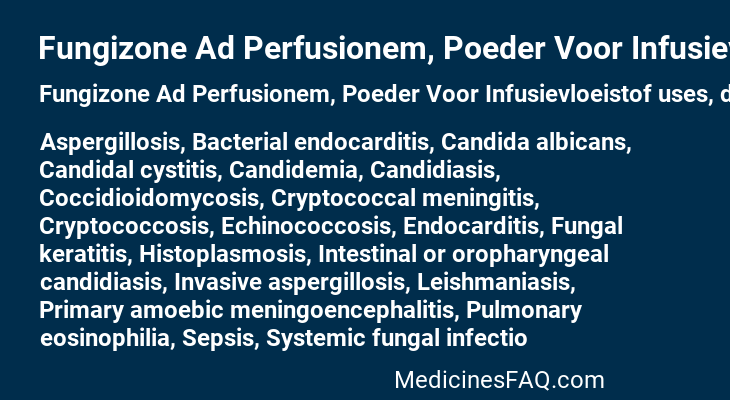 Fungizone Ad Perfusionem, Poeder Voor Infusievloeistof