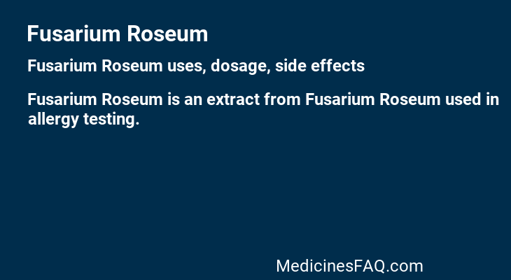 Fusarium Roseum