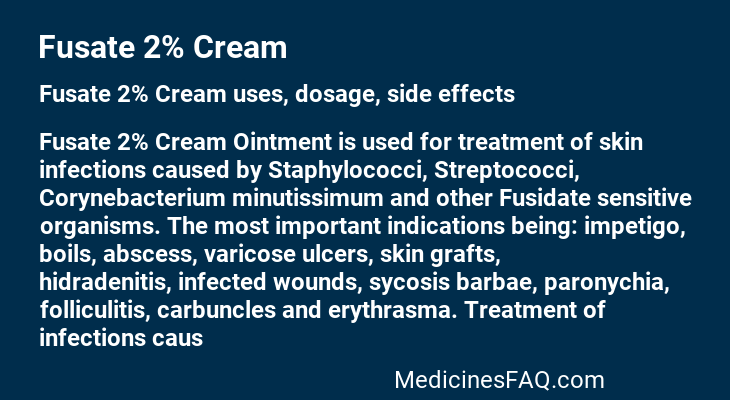 Fusate 2% Cream