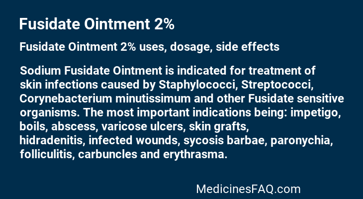 Fusidate Ointment 2%