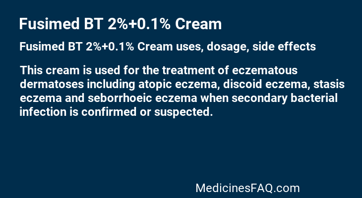 Fusimed BT 2%+0.1% Cream