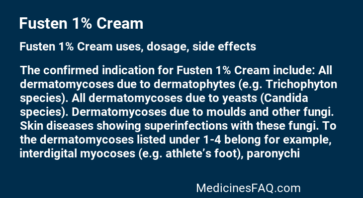 Fusten 1% Cream