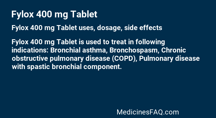 Fylox 400 mg Tablet