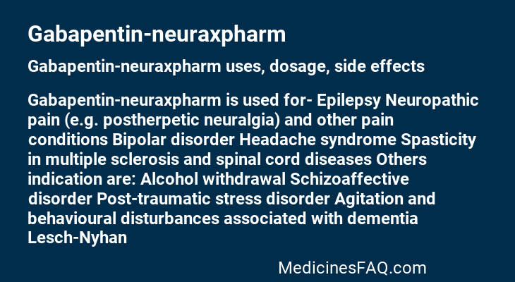 Gabapentin-neuraxpharm