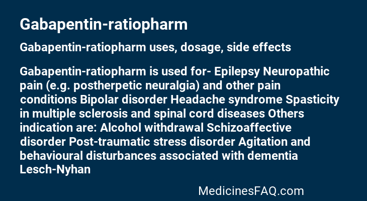 Gabapentin-ratiopharm
