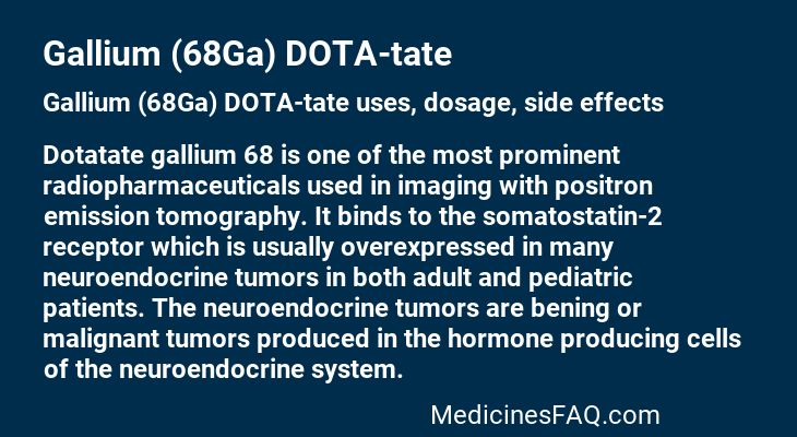 Gallium (68Ga) DOTA-tate