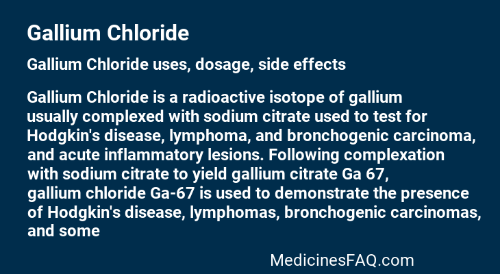 Gallium Chloride