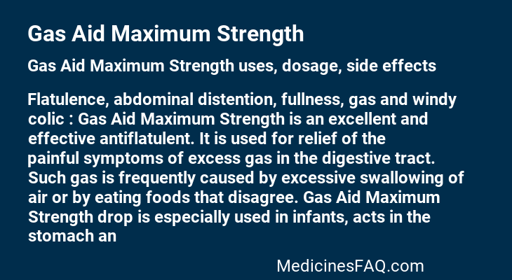 Gas Aid Maximum Strength
