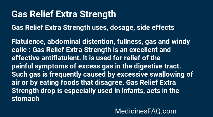 Gas Relief Extra Strength