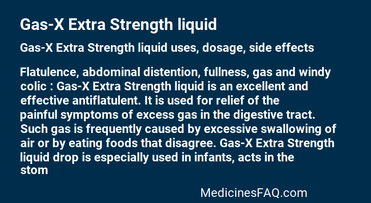 Gas-X Extra Strength liquid