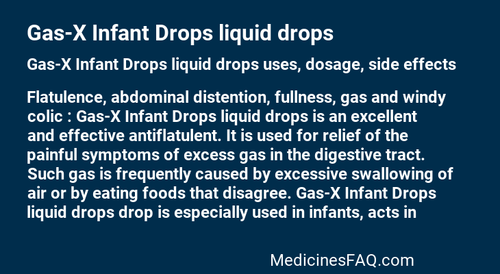 Gas-X Infant Drops liquid drops