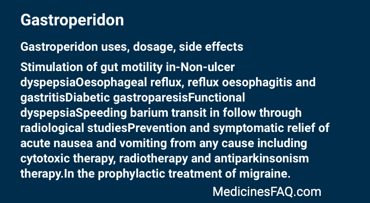 Gastroperidon