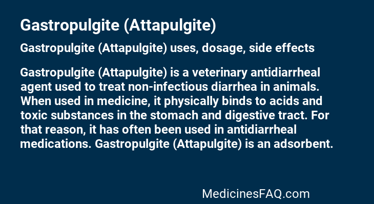Gastropulgite (Attapulgite)