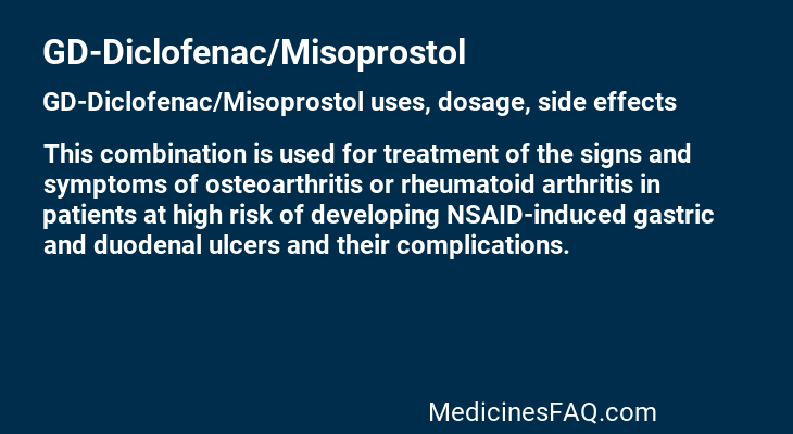 GD-Diclofenac/Misoprostol