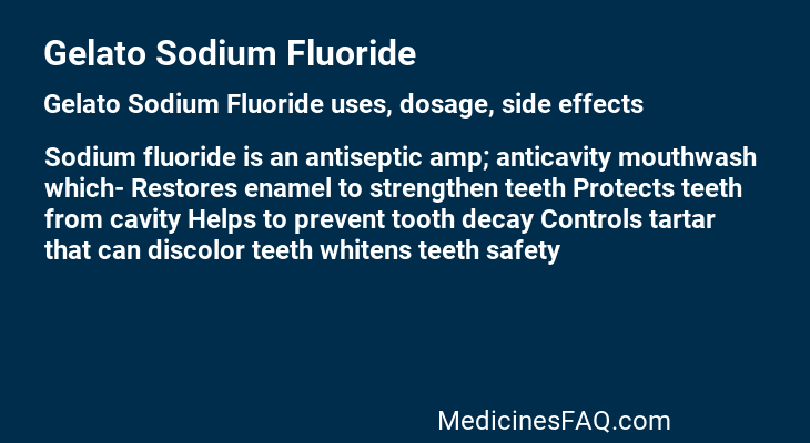 Gelato Sodium Fluoride