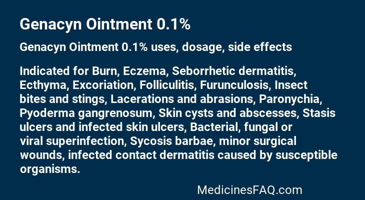 Genacyn Ointment 0.1%