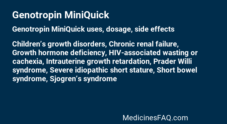 Genotropin MiniQuick