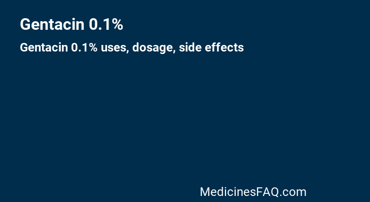 Gentacin 0.1%