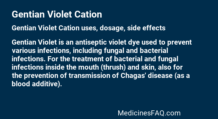 Gentian Violet Cation