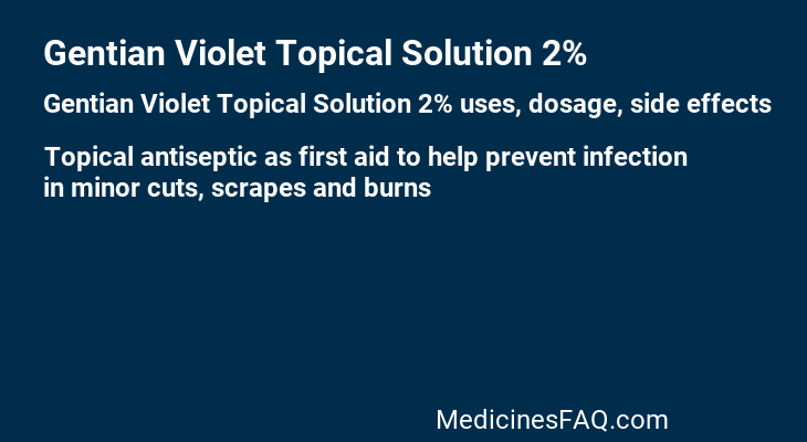 Gentian Violet Topical Solution 2%