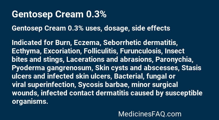 Gentosep Cream 0.3%