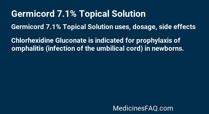 Germicord 7.1% Topical Solution