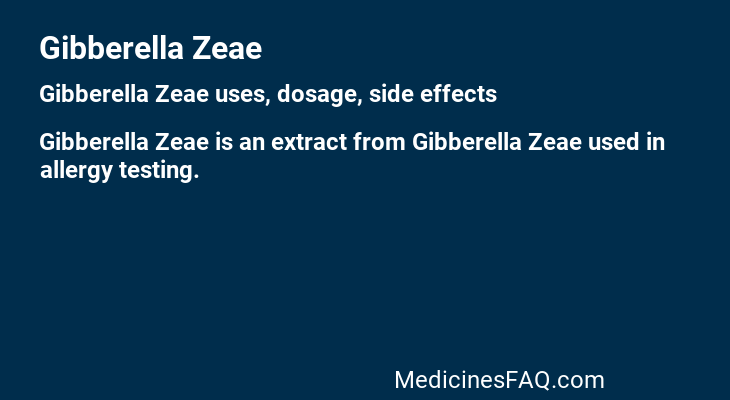 Gibberella Zeae