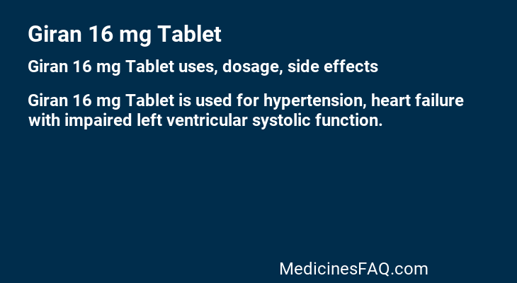 Giran 16 mg Tablet