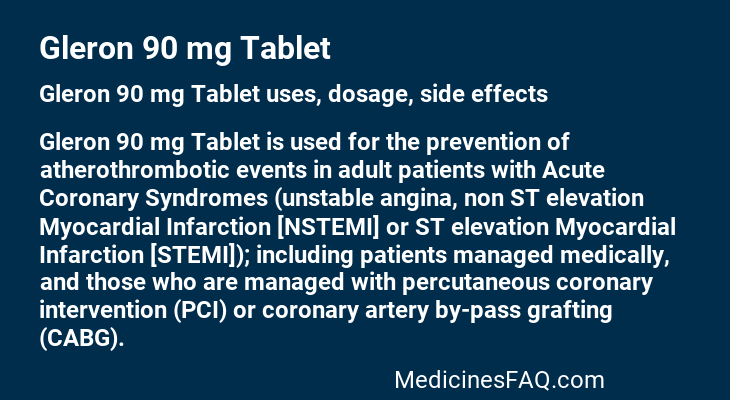 Gleron 90 mg Tablet