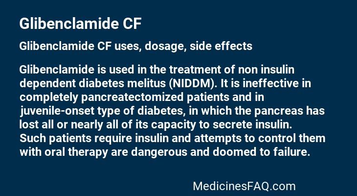 Glibenclamide CF