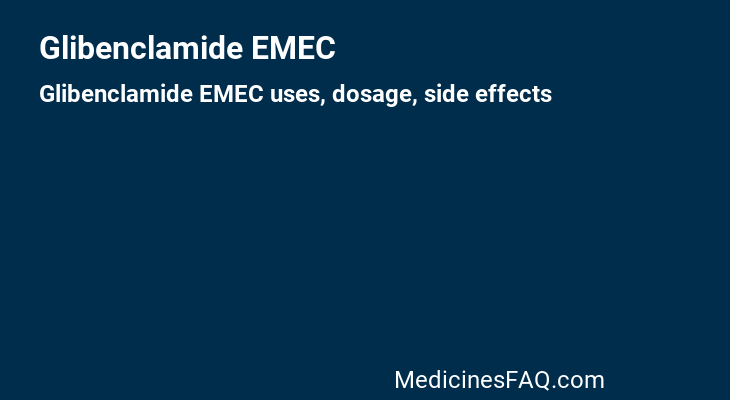 Glibenclamide EMEC